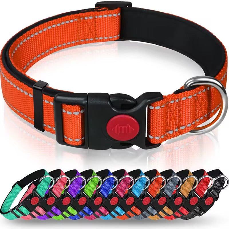 Yoinkin Reflective Adjustable Pet Collar – Soft Nylon Safety Collar