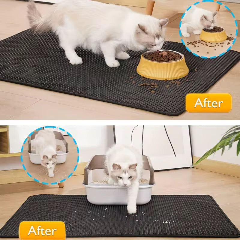 Yoinkin Dual-Layer Cat Litter Mat