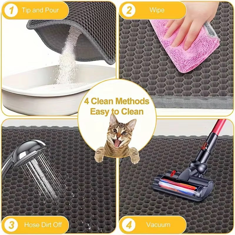 Yoinkin Dual-Layer Cat Litter Mat