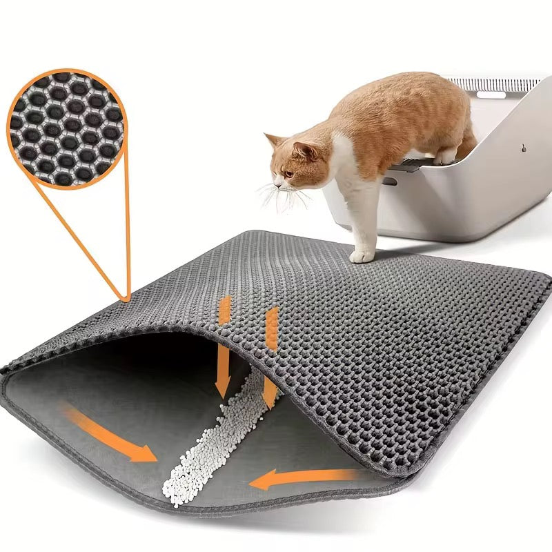Yoinkin Dual-Layer Cat Litter Mat