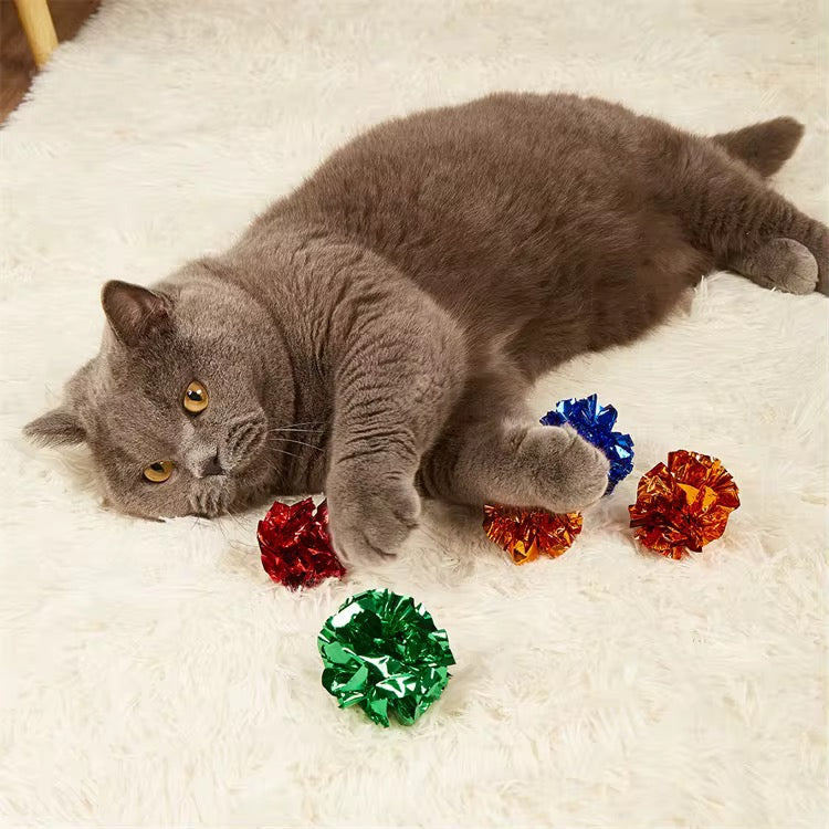 Yoinkin Cat Crinkle Balls – 3 Pack