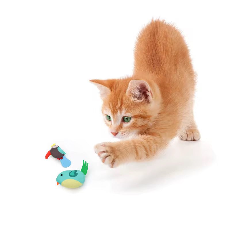 Yoinkin Feathered Friends Cat Toys