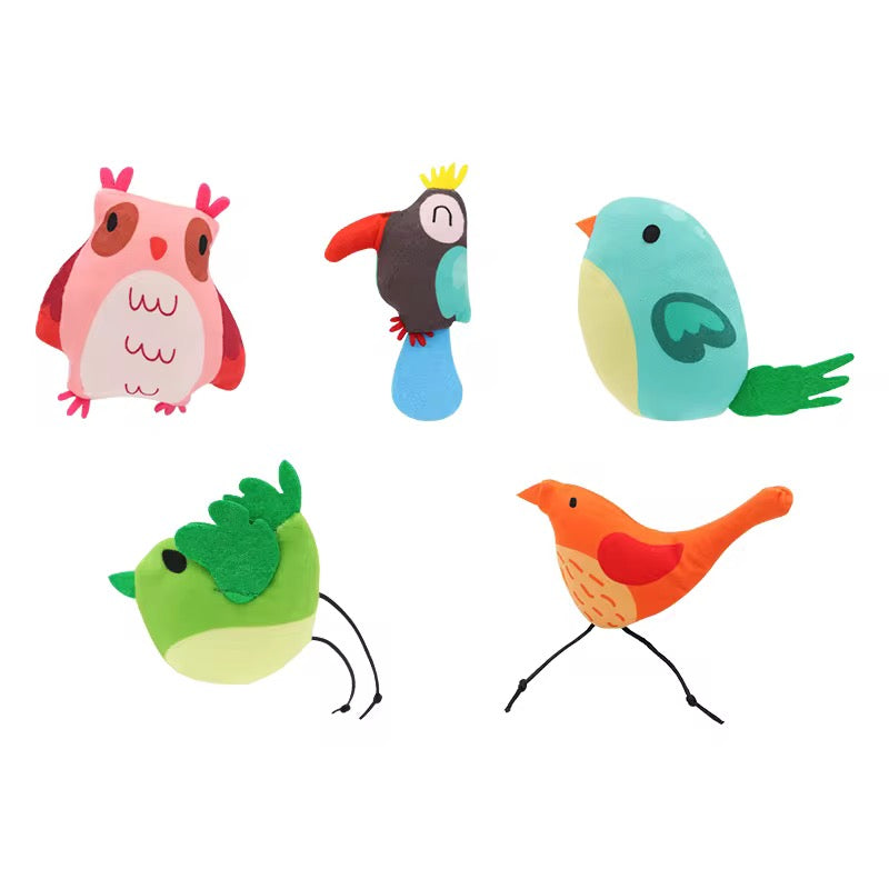 Yoinkin Feathered Friends Cat Toys
