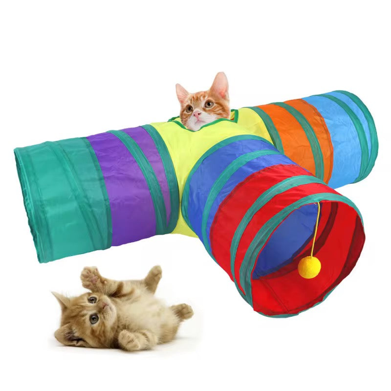 Yoinkin 3-Way Rainbow Play Tunnel