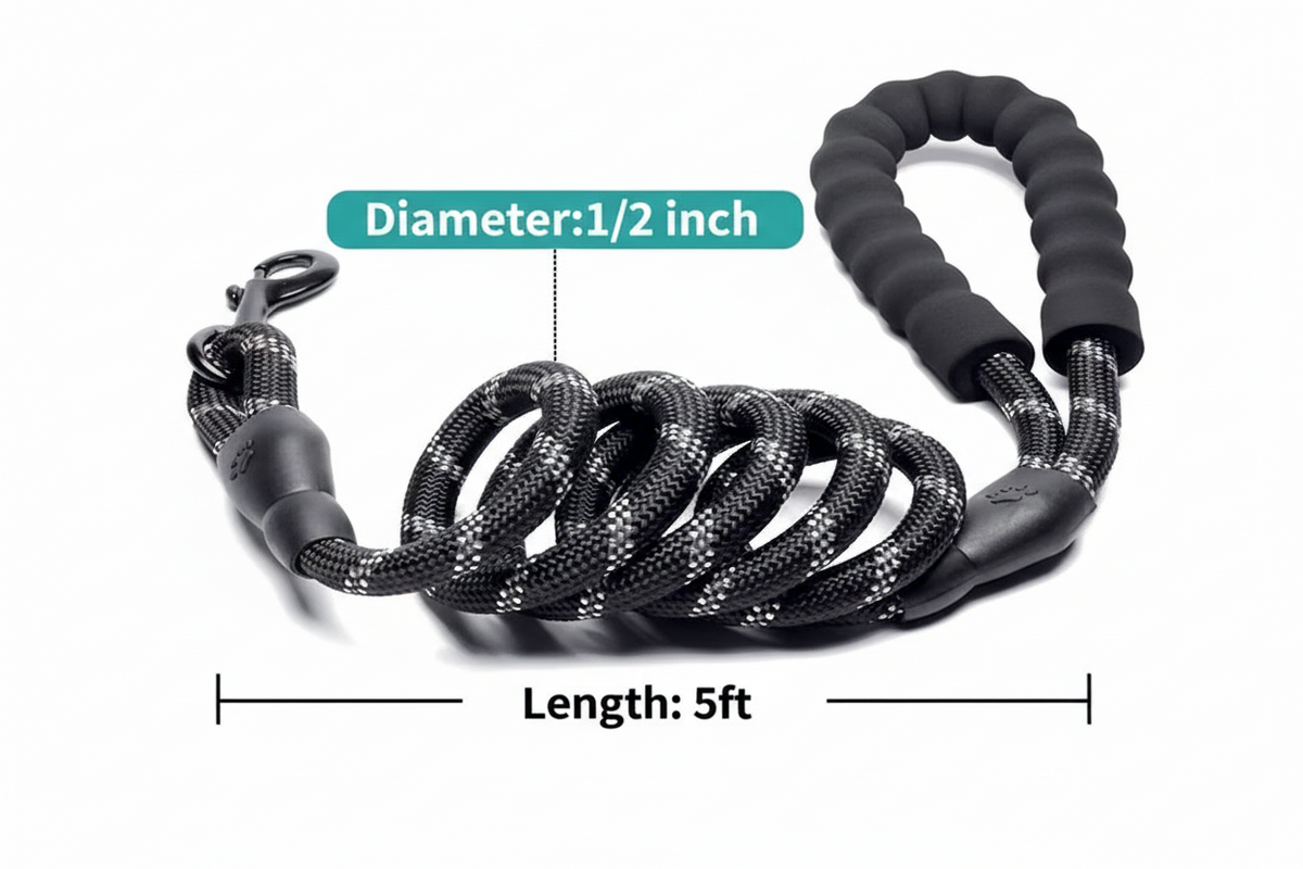 Yoinkin Comfort Grip Rope Dog Leash