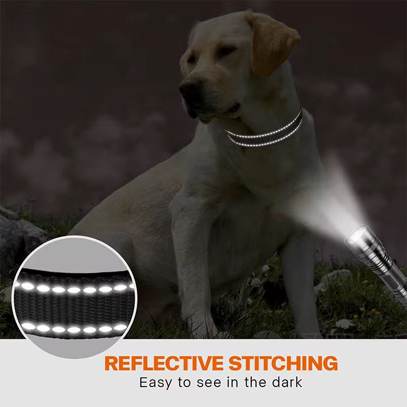 Yoinkin Reflective Adjustable Pet Collar – Soft Nylon Safety Collar